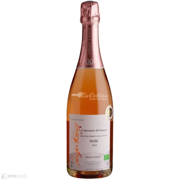 Geiger Koenig, Crémant d'Alsace Bulles en Rose Brut, 750 ml