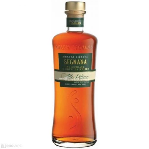 Segnana, Grappa Riserva Alto Rilievo invecchiata in botti da Whisky, 700 ml