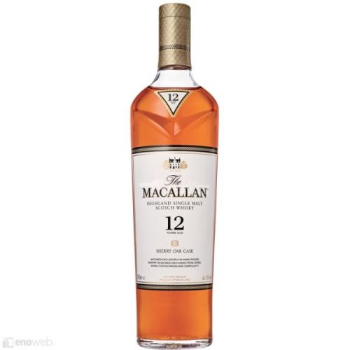 The Macallan, Scotch Whisky Highland Single Malt Sherry Oak Cask from Jerez 12 YO, 700 ml