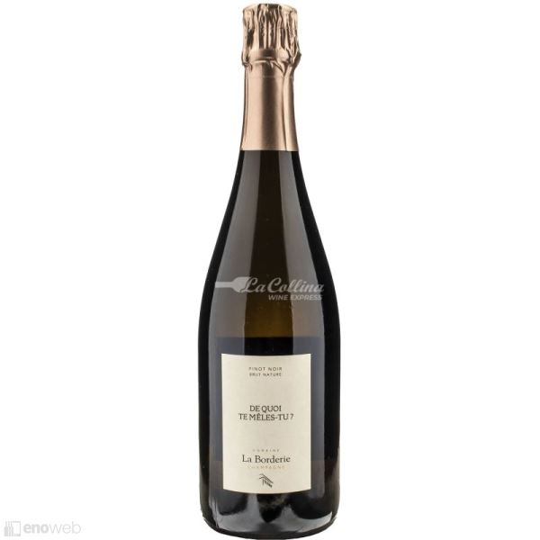 La Borderie, De quoi te mêles tu? Blanc de Noirs Extra brut 2020, 750 ml