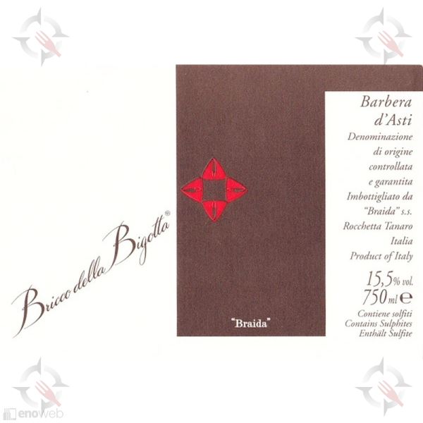 Braida Giacomo Bologna, Barbera d'Asti Bricco della Bigotta 2020, 750 ml - immagine 2